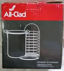 All-clad Stainless Steel Asparagus Steamer Pot With Lid & Basket Model 59905 New. Price: $50.00.