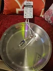 Viking 3 Ply Clad Stainless 5.25QT Pan With Glass Lid. Professional Cookware. New. Price: $115.00.