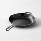 Creuset Signature Enameled Cast Iron Skillet Fry Pan 10.25'', Oyster New. Price: $219.00.