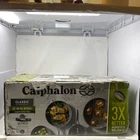 Calphalon Classic Oil-infused Ceramic 11-PC Cookware Set, Gray New. Price: $195.49.