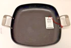 All-clad Essentials Nonstick 13" Square Grill Pan Black Oven Safe 500 New. Price: $65.00.