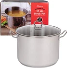 Camerons 20 Quart Stock Pot W/ Lid 18/10 Pro Grade Tri Ply Stainless Steel New. Price: $125.99.