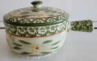 1 Temptations By Tara Old World Greens Individual Casserole With Handle Lid Used. Price: $28.00.