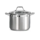 Tramontina Lock & Drain Pasta Cooker Pot With Strainer Lid 18/8 Stainless Steel New. Price: $90.75.