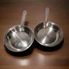 Set Of Tramontina 8 1/2" Stainless Steel Skillet Sautee Fry Pans Used. Price: $43.99.