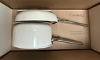 Caraway Mini Duo 8 Fry Pan + 1.75 Sq Sauce Non-stick Ceramic, Cream New. Price: $150.00.