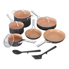 Ninja Extended Life Essential Ceramic Cookware Set, 12-PC, Dark Grey New. Price: $390.79.