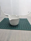Vintage Corning Ware Sauce Pan 1QT M-68-B Dual Spout Pour & Measuring Cup Lines Used. Price: $20.00.