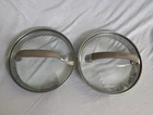 Circulon Straining Lids 6.25 Lot Of Two Tempered Glass Vented Silicone Handle Used. Price: $17.87.