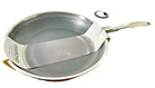 Lexi Home 12" Stainless Steel Diamond Tri-ply Aluminum Core Non-stick Skillet New. Price: $59.99.