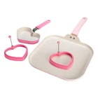 Paris Hilton Breakfast Ceramic Nonstick Cookware Set, Includes Square Griddle... New. Price: $46.00.