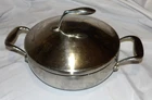 Tupperware Chef Series 3 Quart 2.8L 10" Ss Saute Pan Non-stick W/metal Lid Used. Price: $45.00.