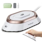 Dual Voltage Mini Travel Iron 300W Non-stick Ceramic, 302 F Heat (white) New Open. Price: $29.99.