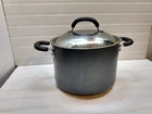 Circulon Meyer Anolon Anodized Aluminum 8QT Stock Pot Dutch Oven Pan & Lid Used. Price: $89.99.