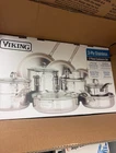 Viking 3-PLY Stainless Steel 17-PIECE Cookware Set W/ Lids Induction New. Price: $1000.00.