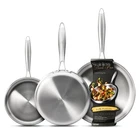 Carote 3-PIECE Tri-ply Stainless Steel Frying Pan Set, Skillet 8"/10"/12"... New. Price: $105.67.