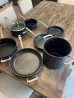 All-clad B1 Nonstick Hard Anodized 8-PIECE Cookware Set New. Price: $138.50.