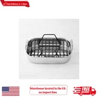 All-clad Stainless-steel Roasting Pan With Rack New. Price: $107.96.