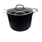 Viking 8 Qt Stock Pot With Lid Hard Anodized Nonstick/ Black/dishwasher Safe/new. Price: $149.33.