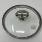 Chantal 15R 6" Outer / 5.25" Inner Replacement Pot Lid Glass Stainless Steel Rim Used. Price: $17.99.