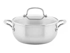 Kitchenaid 71011 3-PLY Base Brushed Stainless Steel Casserole Dish/pan With Lid, New. Price: $24.00.