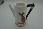 Royal Doulton "reynard The Fox" Porcelain Demitasse Coffee Pot (no Lid) New. Price: $140.00.