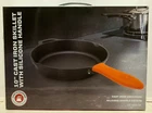 Chef's Counter 10" Cast Iron Skillet W/ Silicone Handle Cover Pre Seasoned Nib New. Price: $44.48.