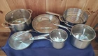 Kitchenaid 3 Ply Base Stainless Steel 11 Piece Cookware Set, Brushed Used. Price: $125.00.