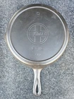 Vtg Griswold Erie No. 9 Cast Iron Skillet Slant Logo 710 F Heat Ring Used. Price: $149.99.