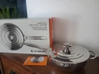 Creuset Tri-ply Stainless Steel Nonstick Saucier Pan, 3.5 Quart New. Price: $299.95.