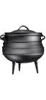 Bruntmor Pre-seasoned Cast Iron Cauldron African Potjie With Lid 3 Legs New. Price: $121.00.