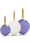 Greenpan Reserve 3PK (8", 10" & 12") Hard Anodized Healthy Ceramic Nonstick New. Price: $98.00.