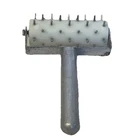 American Metalcraft DD5704 5" Plastic Roller Stainless Steel Dough Docker Used. Price: $12.99.