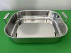 All-clad Metalcrafters Roti-pan Open Rectangular Roasting 16"X13" #5016 Rare Used. Price: $119.99.