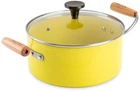 New Brooklyn Steel Co. Atmosphere 5-QT. Yellow Dutch Oven With Lid Sealed. Price: $59.99.