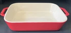Staub France Large 13 Ceramic Casserole Rectangular Baking Dish Superb New. Price: $44.00.