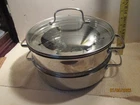 Nuwave 3.5 Qt. Stainless Steel Multi-purpose Pot 4 Piece Set 32003AL Used. Price: $10.46.