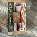 Charcoal Companion CC6064 Himalayan Salt Plate And Holder Set New. Price: $45.00.