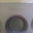 Caraway Ceramic 12-CUP Muffin Pan -non-stick Baking Oven Safe 550 Navy Blue Used. Price: $45.00.