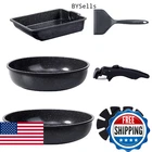 Gipp Ceramic Pots Pans Set Stick, Detachable Handle Cookware New. Price: $34.29.