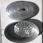 Vintage Mirro 877M 3 Pc Aluminum Oval Vented Roasting Pan With Lifting Rack Used. Price: $24.99.
