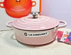 Le Creuset Cocotte Risotto Pot 24CM 9.5IN 3.5 Qt Shell Pink Cast Iron Japonaise New. Price: $379.05.