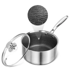 Aufranc Hybrid Nonstick 2 Quart Stainless Steel Saucepan With Glas... Fas New. Price: $45.99.