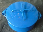 Dansk 2 1HQ Kobenstyle Blue Covered Pot Used. Price: $39.00.