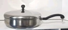 Farberware 18/10 Stainless Steel Aluminum Clad Skillet With Lid 10" Fry Pan Used. Price: $18.95.