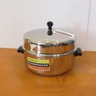 Farberware Classic Stainless Steel Covered Saucepot 5 Quart Domed Lid - New. Price: $36.95.