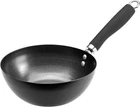 Ecolution Non-stick Carbon Steel Wok With Soft Touch Riveted Handle, 8",BLACK New. Price: $39.80.