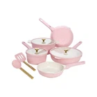 Paris Hilton Ceramic Nonstick Cookware Set, Cast Aluminum With Dual... Fast Ship New. Price: $162.24.