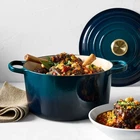 Creuset Signature Deep Round Dutch Oven Enameled Cast Iron Cookware Pot Agave New. Price: $255.99.