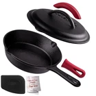 Cuisinel Cast Iron Skillet With 8" + Lid, New. Price: $56.84.